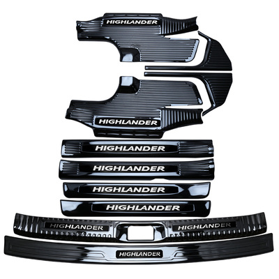 汉兰达迎宾踏板门槛保护条后护板