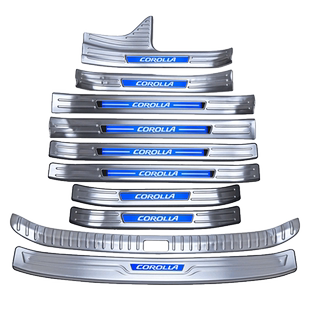 适用于14-18款卡罗拉改装饰门槛条1.2T迎宾踏板雷凌双擎汽车用品