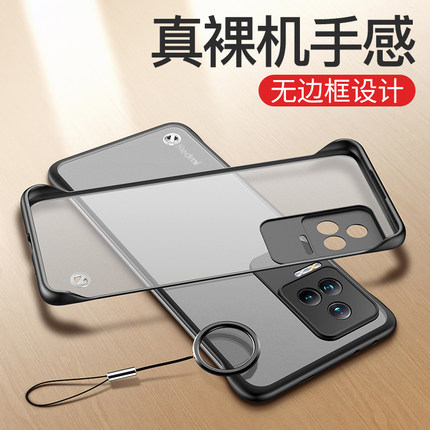 适用红米note12手机壳小米note11pro无边框k50pro透明5g磨砂硬壳40保护套+防摔12s男女款x电竞k40s至尊版十5g