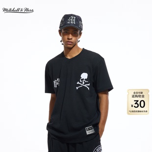 T恤潮流百搭骷髅印花网球运动健身T恤男 MN短袖 MASTERMIND联名