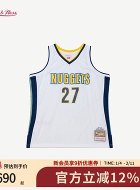 掘金队穆雷17-18赛季NBA官方MN复刻27号球衣SW球迷版