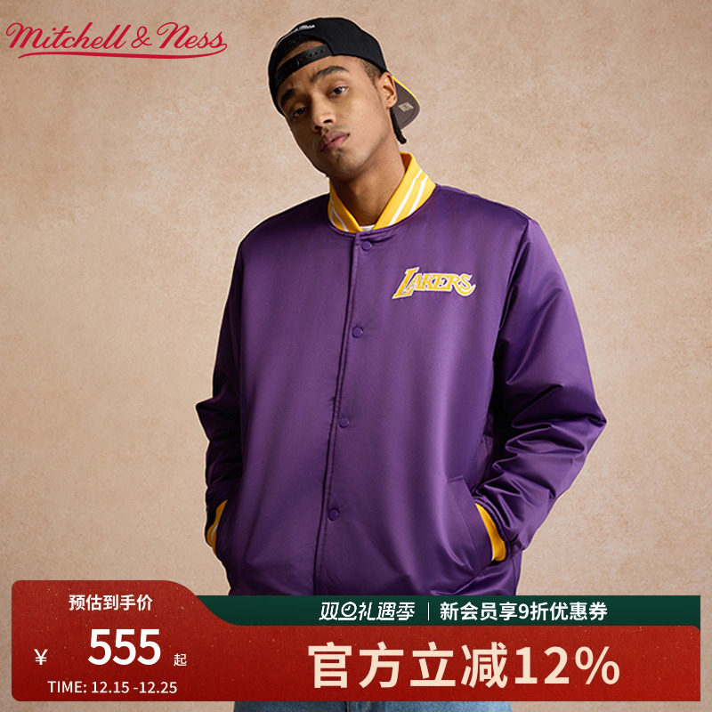 MN缎面防风保暖美式棒球夹克男