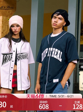 【明星同款】Mitchell&Ness开衫美式潮流时尚短袖棒球开衫外套MN