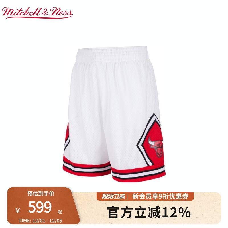 MN公牛队球裤复古舒适透气球迷版