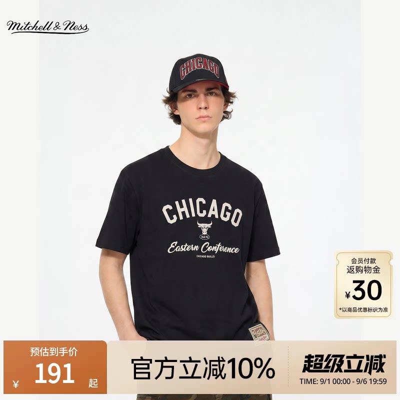 MN勇士/湖人/公牛运动短袖T恤男图片