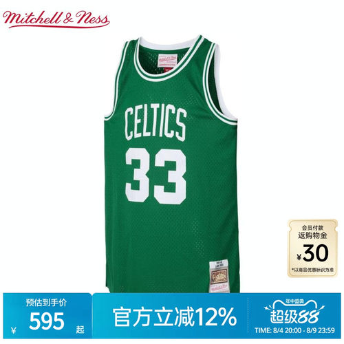 MN凯尔特人伯德33号球衣球迷版
