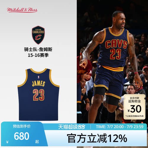 MN骑士队詹姆斯23号球衣球迷版