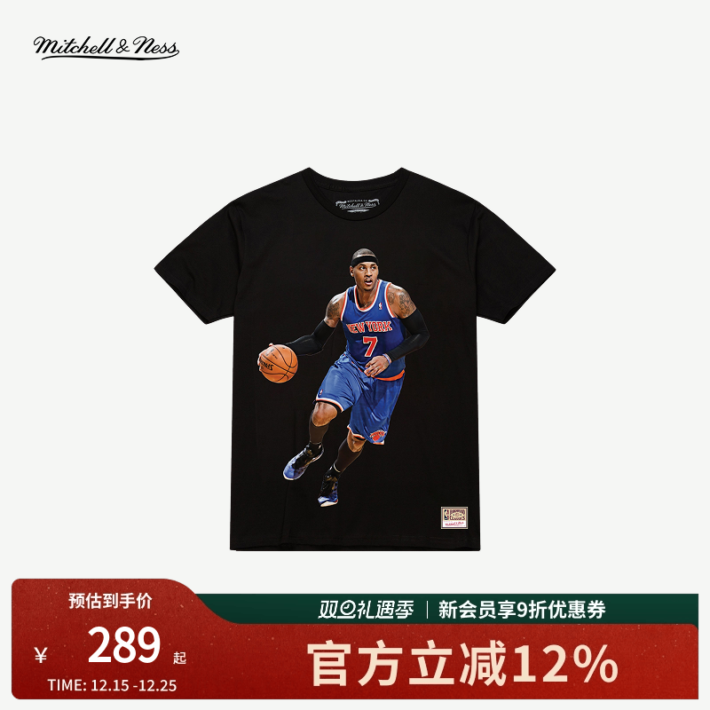 mitchell&ness安东尼短袖T恤男