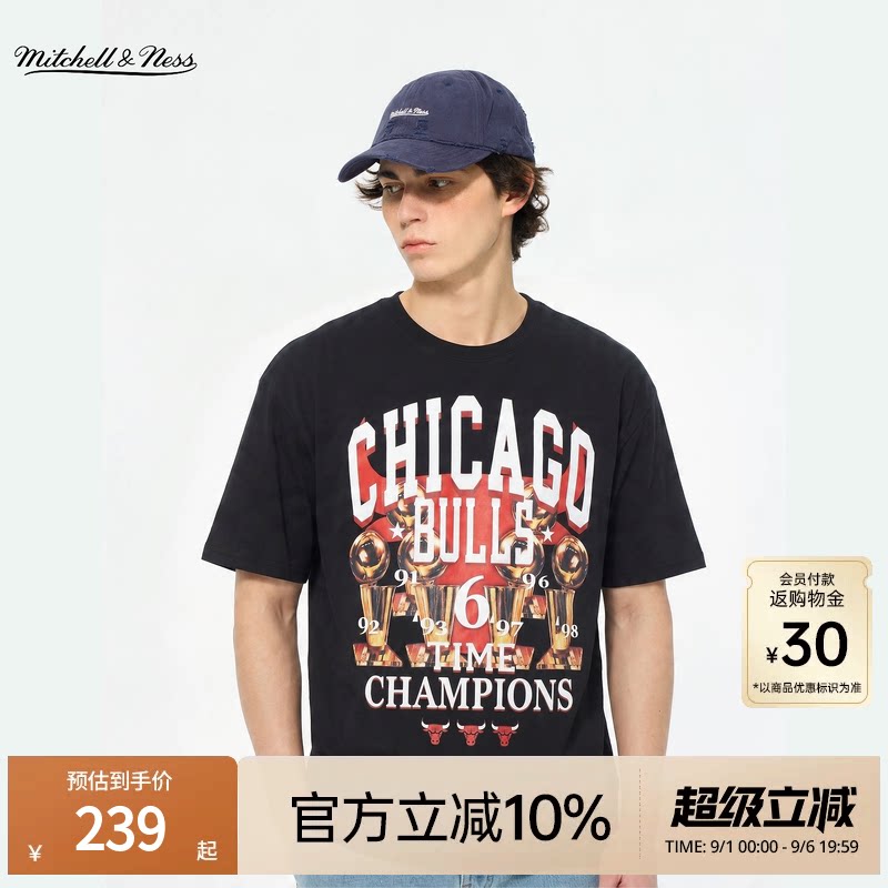 MN潮流球队运动健身圆领短袖T恤图片