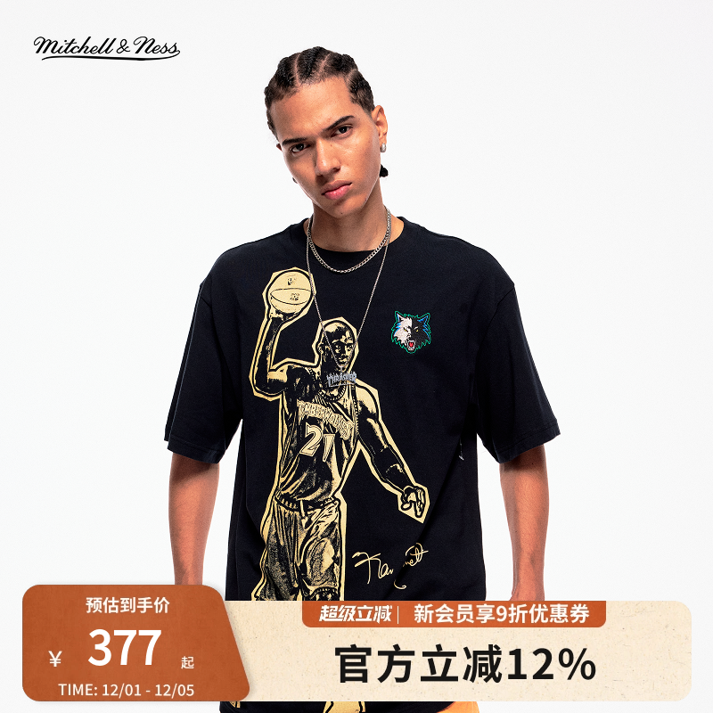 mitchell&ness艾佛森运动短袖T恤