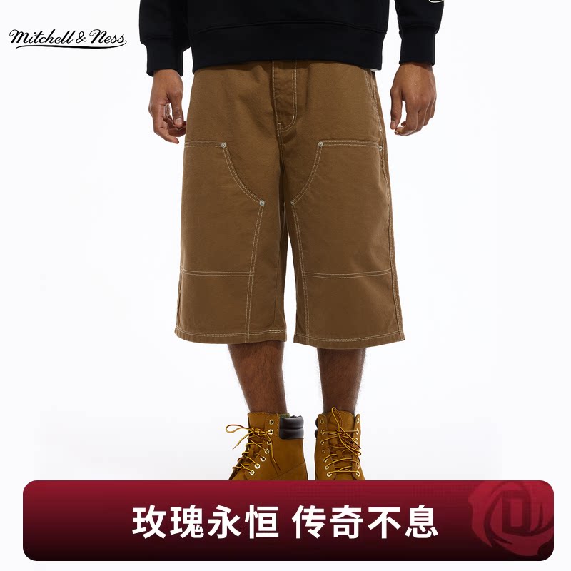 MN罗斯退役仪式重磅七分工装裤男图片