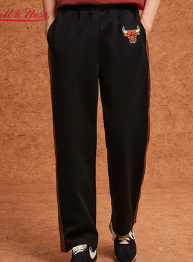 mitchell&ness卫裤湖人队公牛队运动休闲百搭厚实保暖长裤男MN