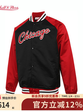 mitchell&ness25秋冬夹克美式经典防风保暖御寒立领棒球外套男MN