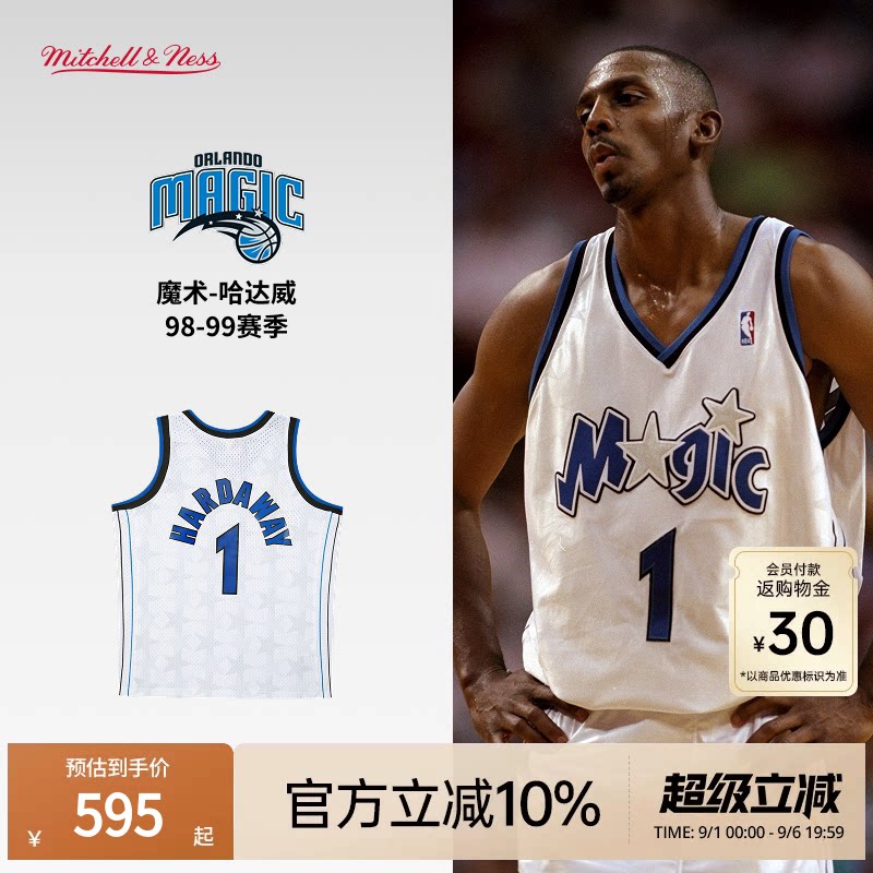MN魔术队哈达威98-99赛季1号球衣图片