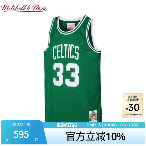 MN凯尔特人伯德33号球衣球迷版