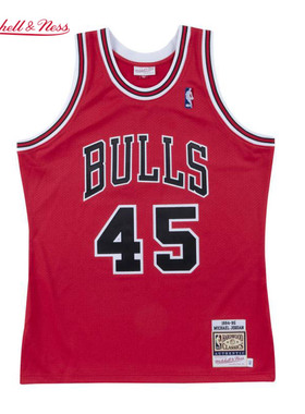公牛队迈克尔94-95赛季NBA官方MN复刻45号球衣AU球员版（礼盒装）