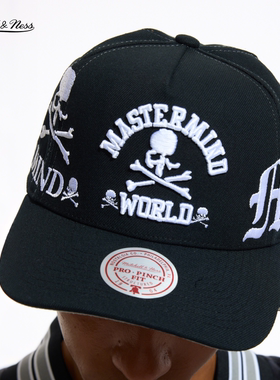 【MASTERMIND联名】MN棒球帽经典潮流百搭高冠休闲舒适弯檐帽男
