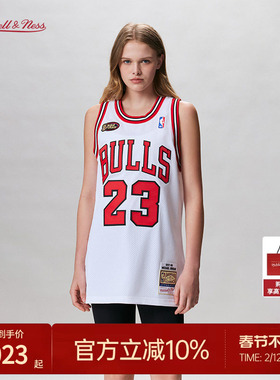 MN公牛队97-98赛季23号球衣经典礼盒装球员版正品篮球服男NBA