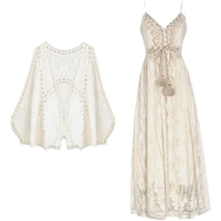 Кардиган, платье-комбинация