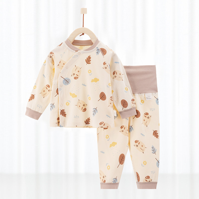 儿童保暖秋衣秋裤内衣套装分体春秋高腰护肚宝宝秋衣裤婴儿套装