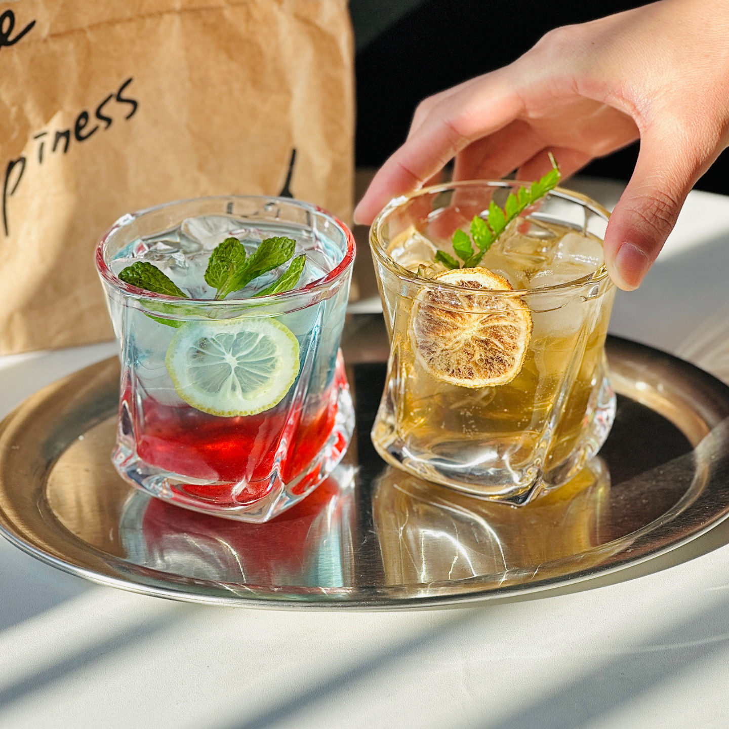 ins风扭扭杯冷饮果汁不规则玻璃杯洋酒威士忌杯家用喝水杯褶皱杯,餐饮具,洋酒/威士忌杯,淘宝优惠券,粉丝福利购,淘宝优惠卷