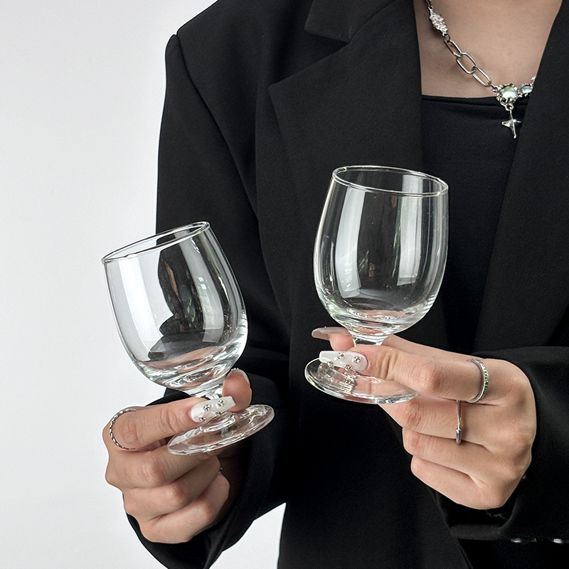 玻璃洋酒杯套装威士忌大号小白兰地杯高脚红酒杯矮脚杯子家用