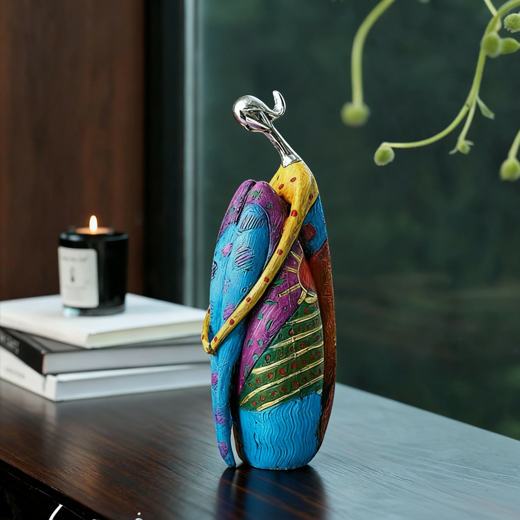 抽象人物树脂雕塑摆件手绘工艺品客厅装饰品日常送礼,家居饰品,装饰摆件,淘宝优惠券,粉丝福利购,淘宝优惠卷