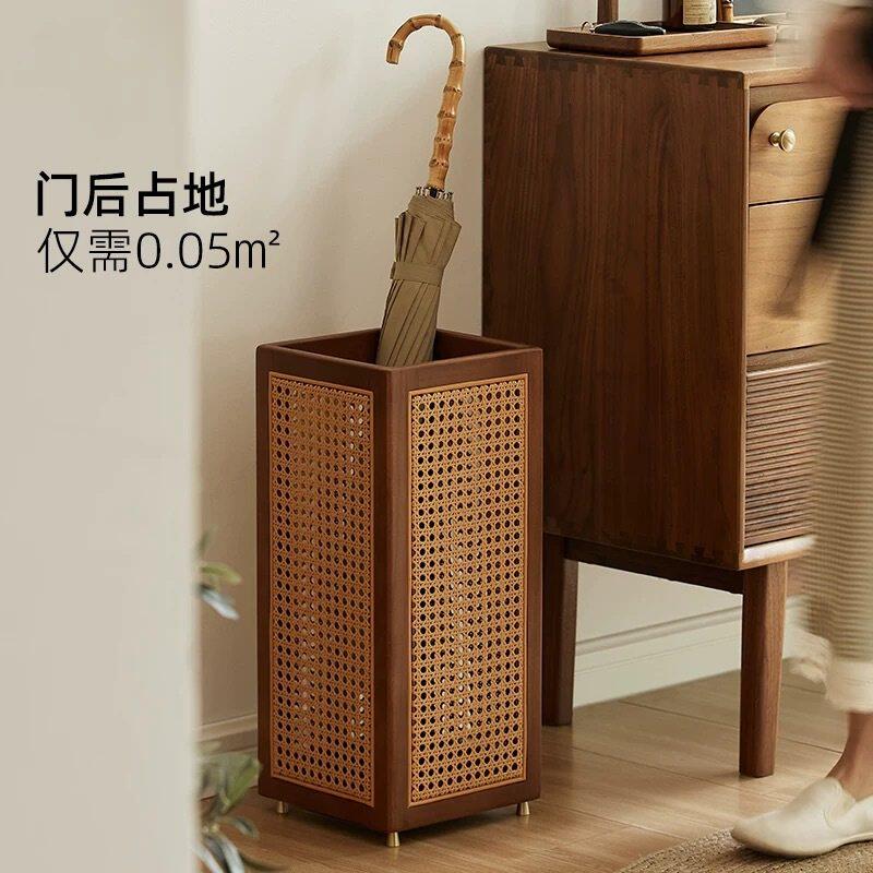 北欧家用实木雨伞架摆件
