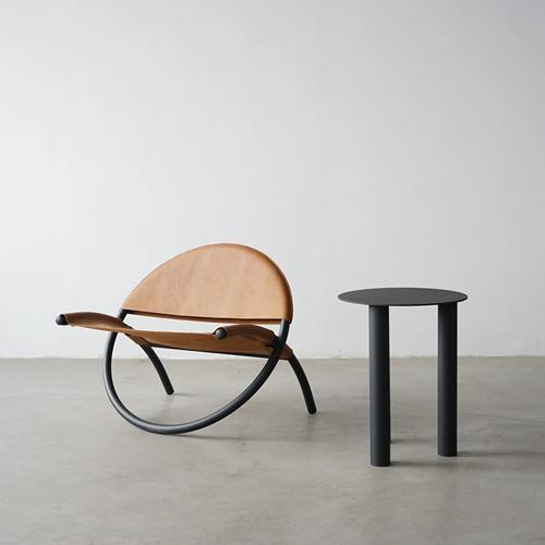 现代简约客厅沙发茶几家用圆机织卧室床边北欧钱币线条