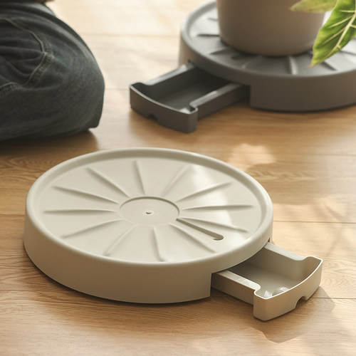 可移动时尚简约接水花盆托盘