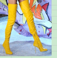 silla rulers 女鞋 超高跟 长靴 尖头  12厘米跟  走秀舞台鞋