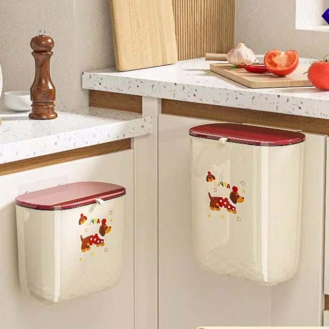 卡通壁挂垃圾桶卫生间客厅厨房大容量收纳桶创意新款厨余挂式纸篓,家庭/个人清洁工具,垃圾桶,淘宝优惠券,粉丝福利购,淘宝优惠卷