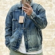 破坏复古做旧水洗Vintage工装 追逐MADNESS 日系宽版 牛仔夹克外套