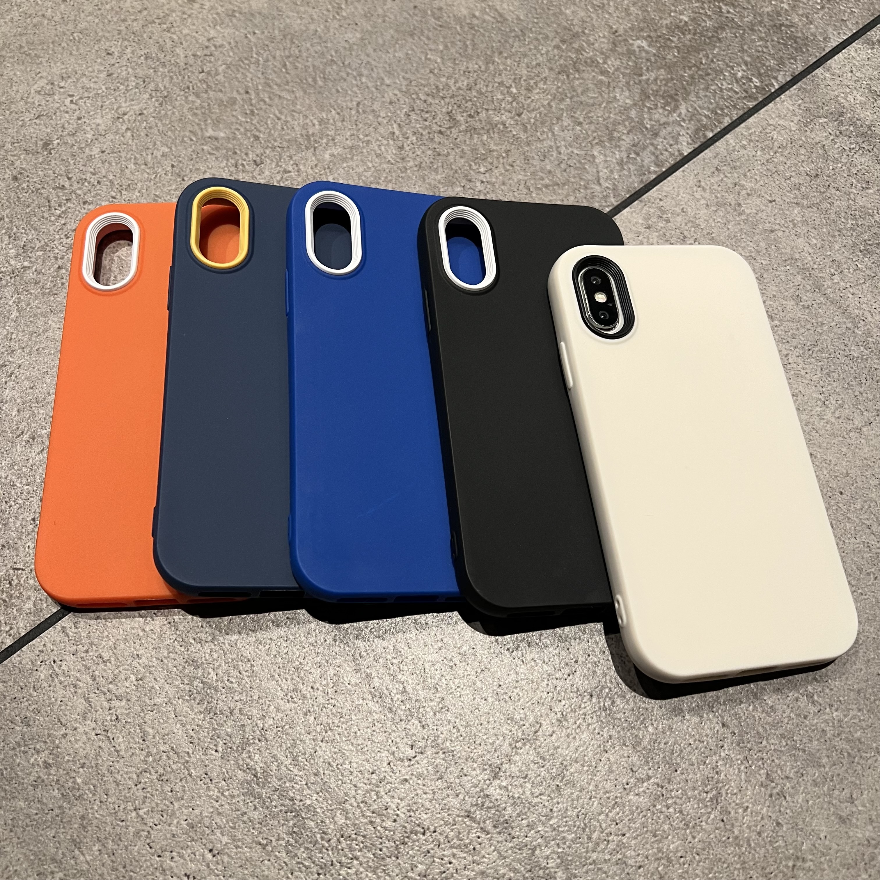 三合一硅胶纯色适用苹果x/XS手机壳iPhoneXSMAX软XR全包防摔加厚