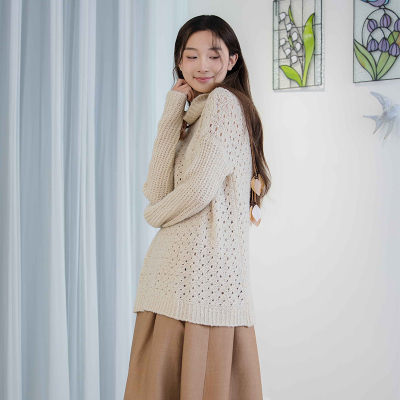 README套头毛圈绒针织毛衣