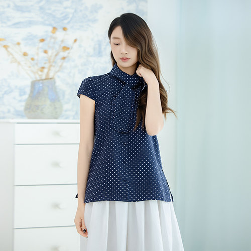 READMEA版复古飘带套头