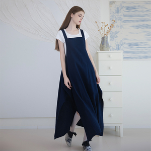 README读我两件套牛仔背带连衣裙T50827288