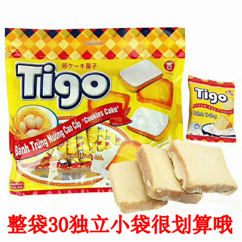 越贡tigo面包干酥行越南饼干牛奶
