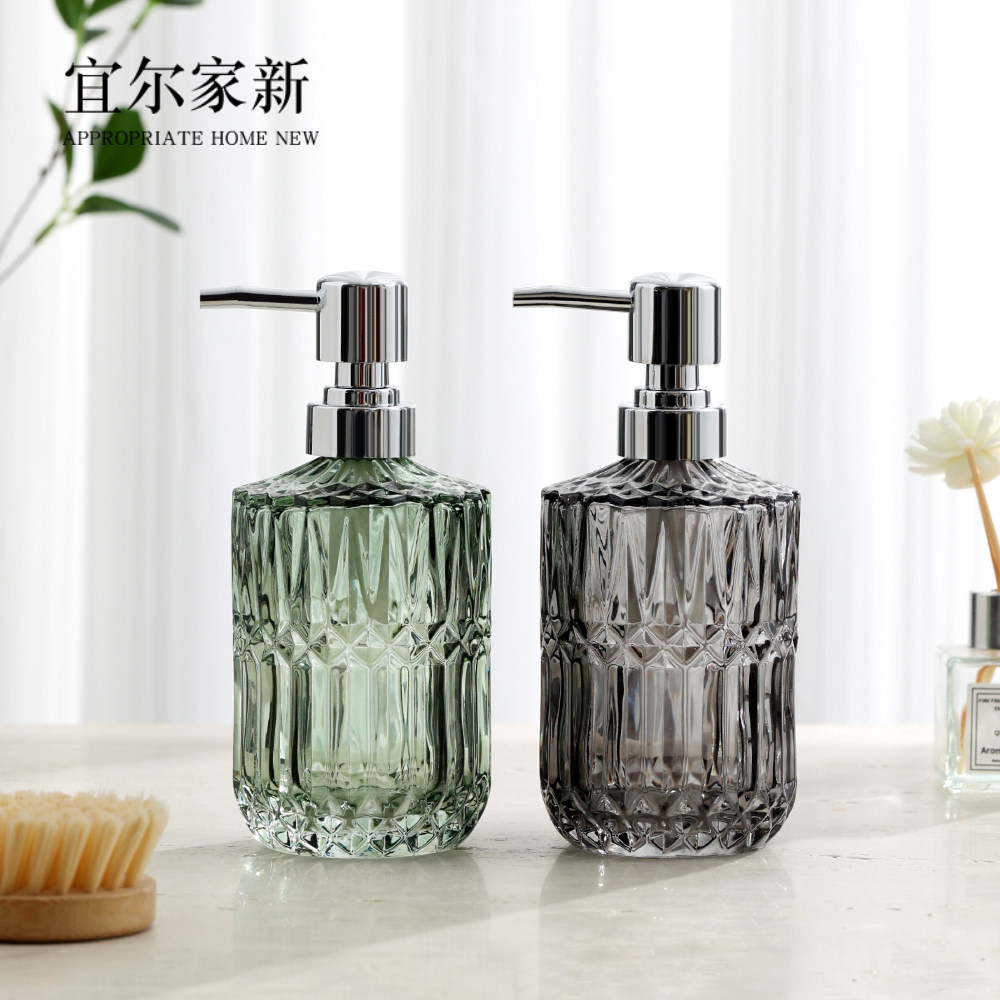 洗手液瓶子高颜值玻璃空瓶洗衣液洗洁精按压瓶洗发水沐浴露分装瓶,家庭/个人清洁工具,乳液器,淘宝优惠券,粉丝福利购,淘宝优惠卷