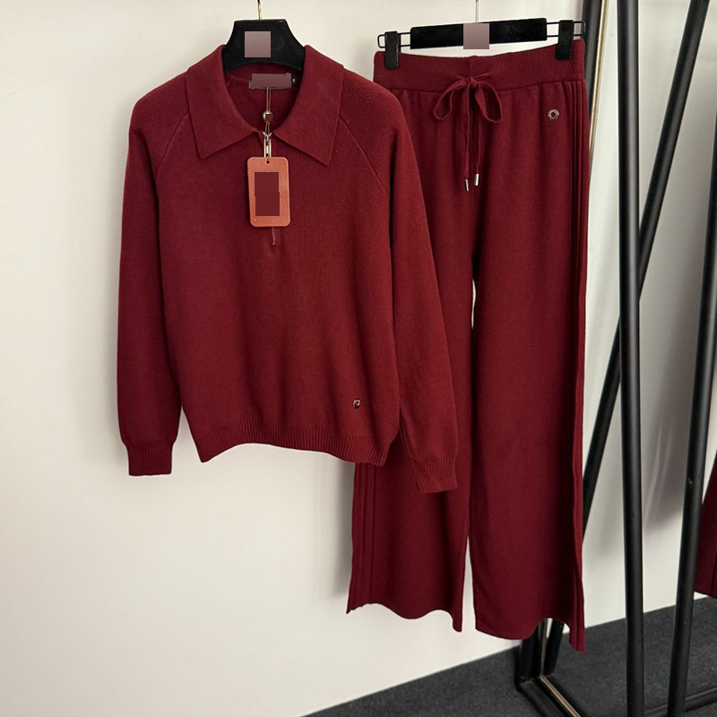 高端外贸新款针织套装