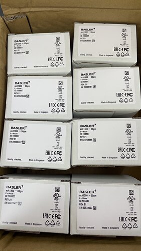 basler工业相机原装全新质保三年aca1300-30gm