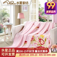 Mercury Home Dệt Flannel Chăn Đơn đôi mùa xuân và mùa thu Chăn Drunken Giấc mơ hoa Giải trí Napping Chăn - Ném / Chăn mền nhung mỏng