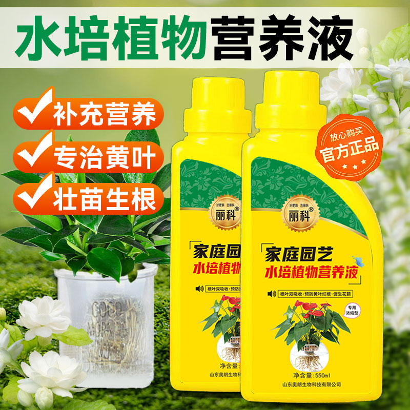 水培植物营养液通用型春羽袖珍椰子富贵竹肥专用巴西木绿萝花肥料