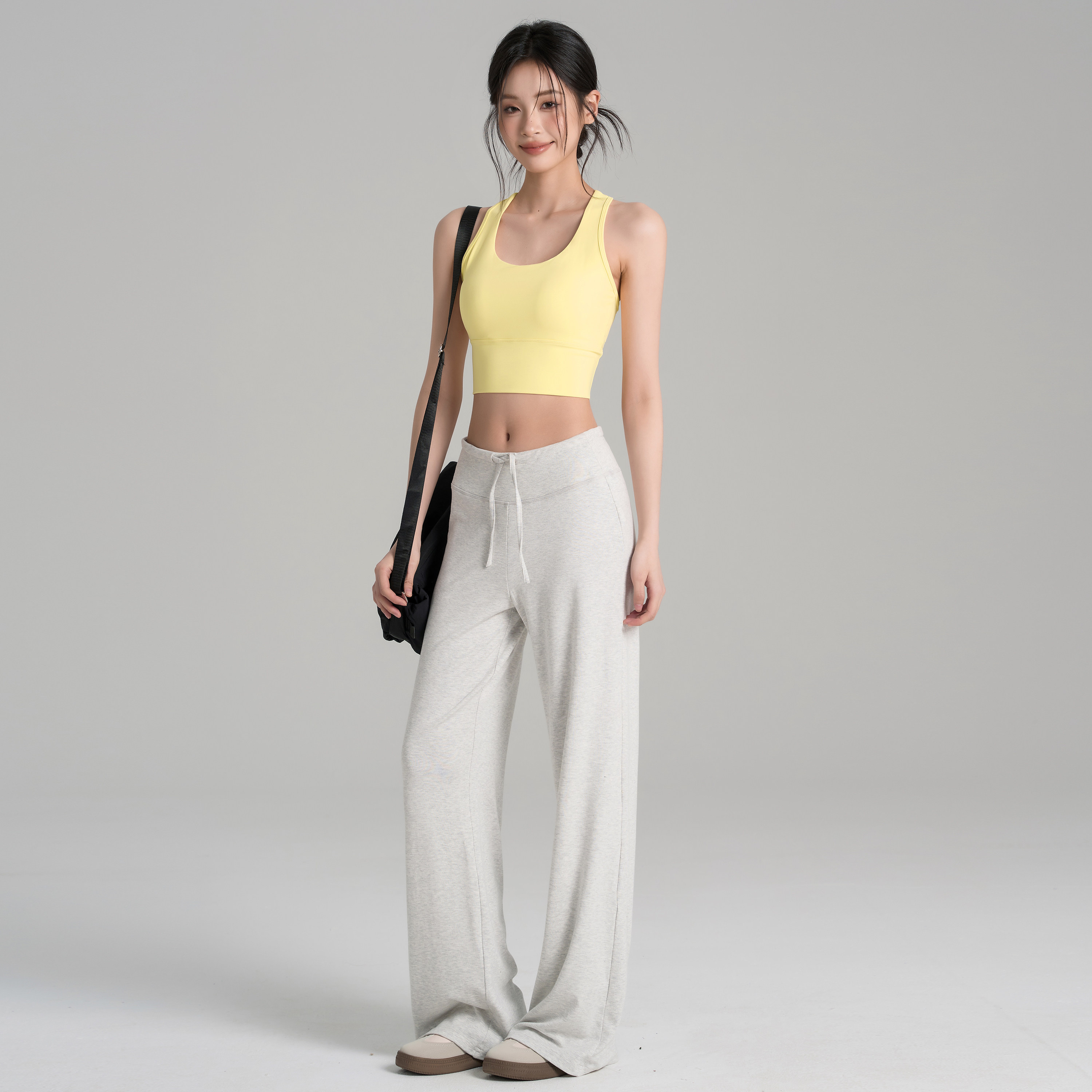 岚纹高强度一体式运动内衣跑步防震聚拢健身文胸工字背瑜伽背心女