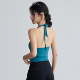 岚纹运动内衣女夏季 防下垂瑜伽服背心挂脖美背普拉提健身文胸外穿