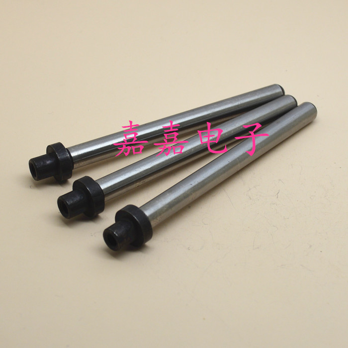 带法环导柱6*80/8*80/8*60/6*60mm轴承管一端M4牙一端圆导杆 滑杆