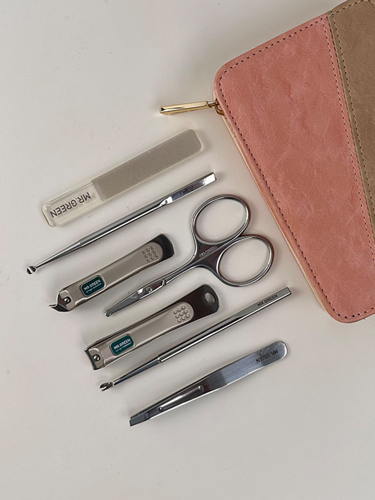 독일 MR.GREEN 수입 스테인리스 손톱깎이 성인용 퍼스널케어 클리닝케어 7종세트