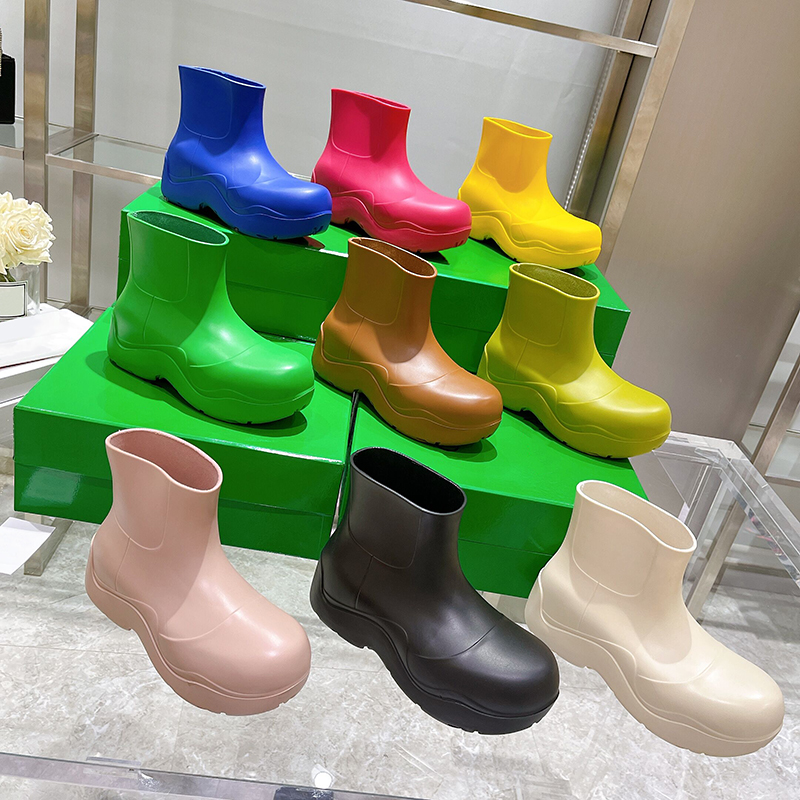 BA.BV雨靴女鞋网红防水防滑户外露营雨鞋厚底内增高切尔西水鞋男