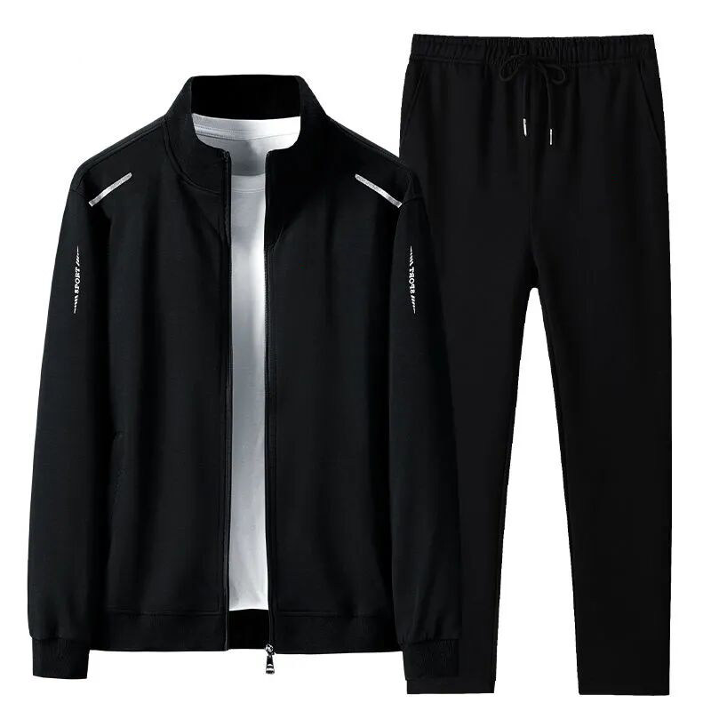 아울렛｜남성 캐주얼 스포츠 수트 라지 사이즈 루즈 스웻셔츠 수트 남성용 재킷