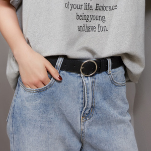 皮带女简约牛仔裤腰带